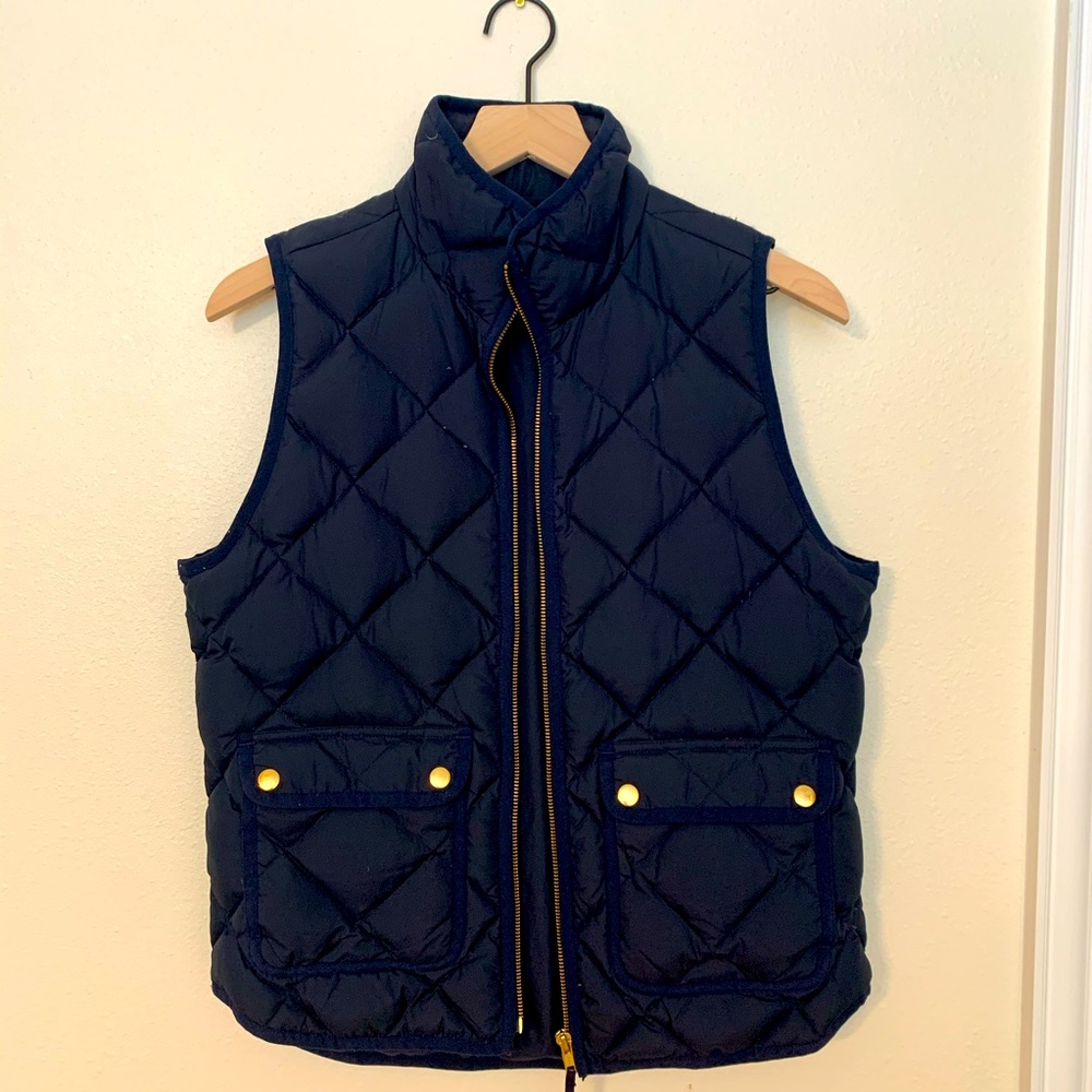 J. Crew • Down + Feather Puffer Vest